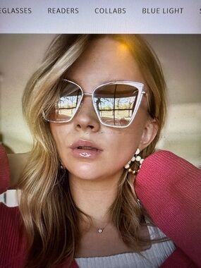 Diff Becky Sunglasses - Fashion Metal Frame: Gold